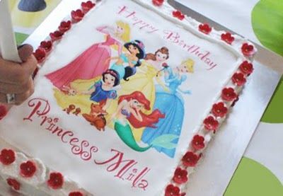 Tarta de cumpleaños para tu Princesa