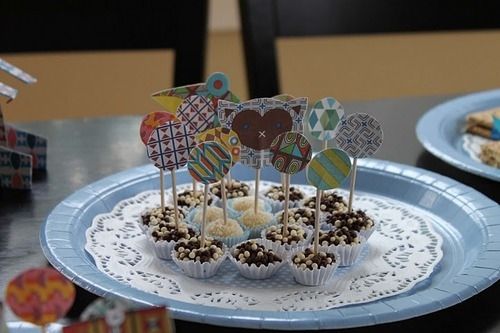 Fiesta infantil con look retro