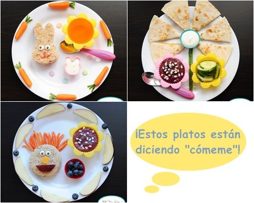 platos creativos ideales para niños Ñam, ñam... ¡Platos creativos y muy sanos para niños!