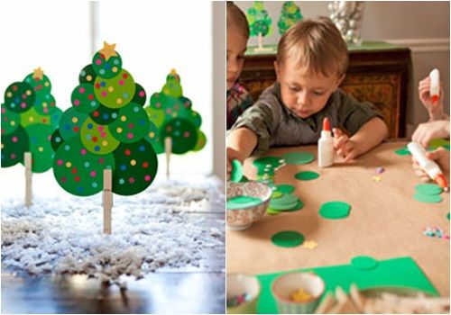 manualidades con niños para decorar en Navidad Manualidades fáciles con niños para decorar en Navidad