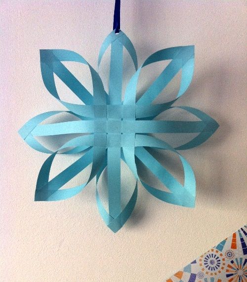 adornos de navidad estrellas de papel fáciles 2 Adornos de Navidad: estrellas de papel fáciles