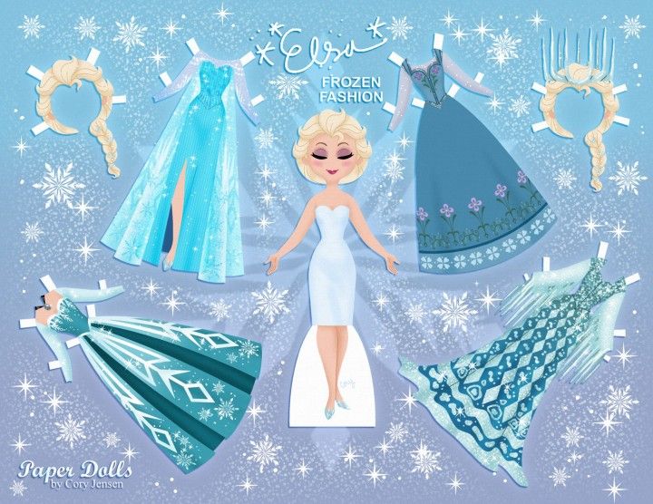 Imprimibles de Elsa Frozen