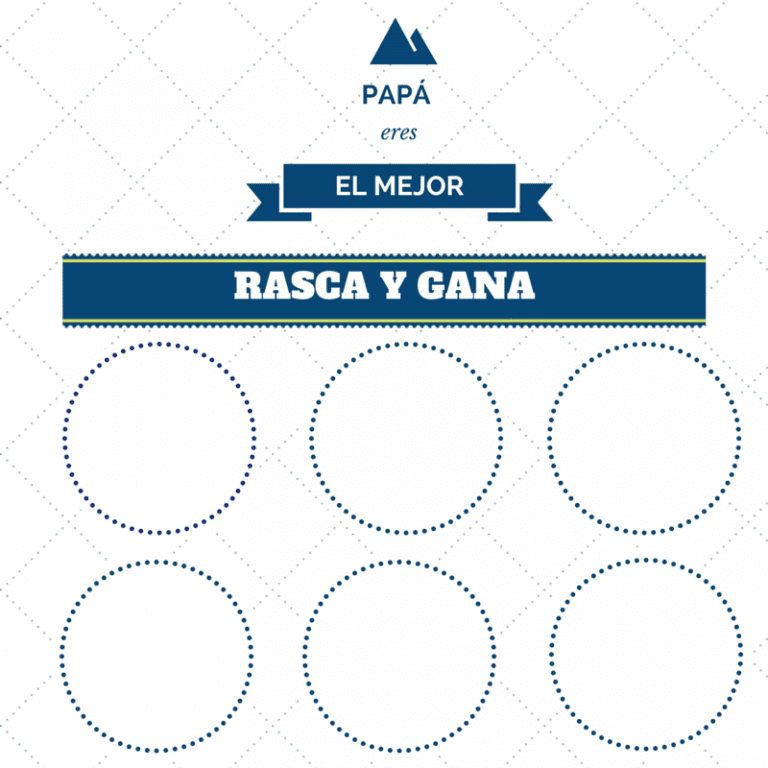 Rasca Y Gana Para El D A Del Padre Fiestas Y Cumples