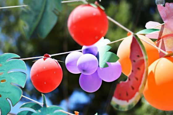 Ideas para preparar una fiesta temática de frutas: ¡cuántos colores!