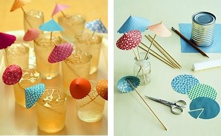 Como hacer sombrillas de papel decorativas