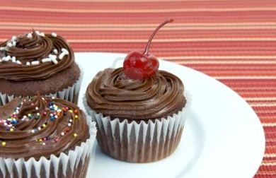 Cobertura de Chocolate para Cupcakes