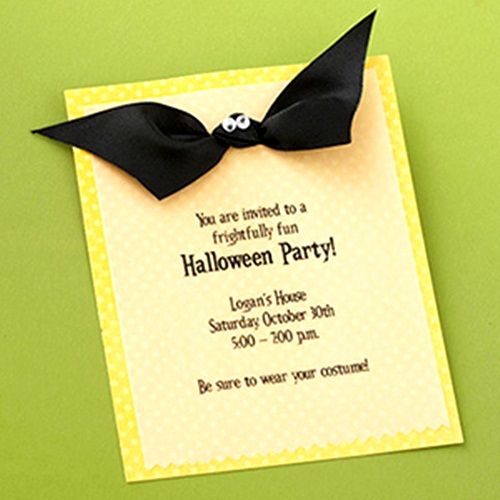 Original invitación de Halloween para fiesta … ¡Terrorífica!