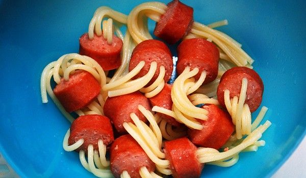 Receta infantil Espaguetis Medusas