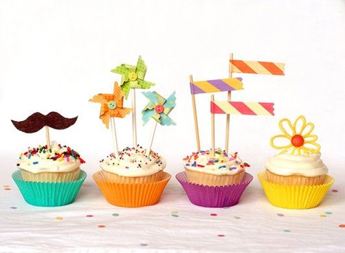 Decorar cupcakes originales para fiestas de cumpleaños