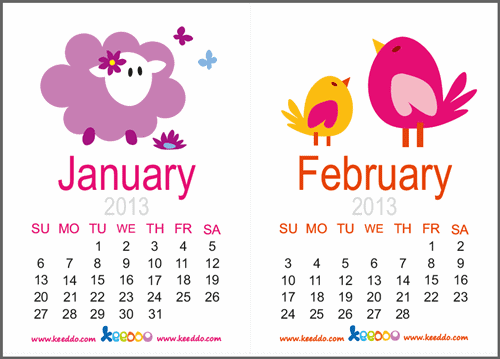 calendario decoracion infantil Keeddo