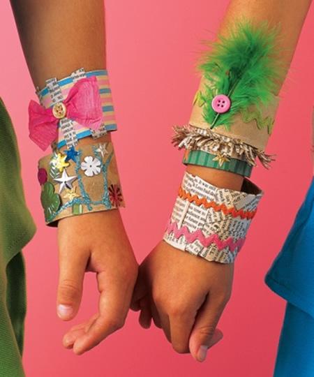 Como hacer pulseras superchulas para niñas reciclando