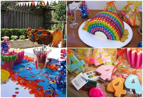 Fiesta infantil arcoíris magia, color y diversión 1