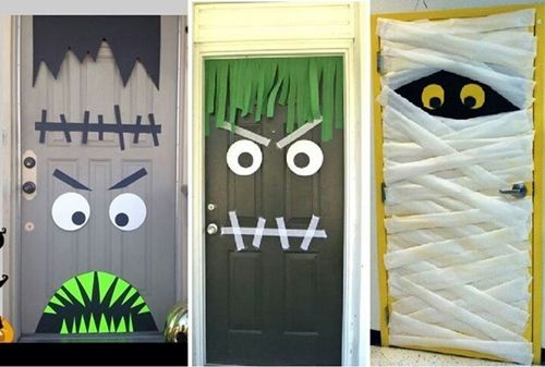 Decoración de Halloween para puertas… ¡Genial!