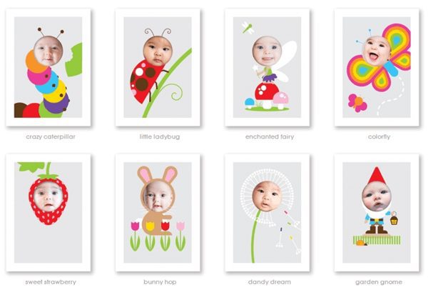 Tarjetas ideales con fotos de tu bebé