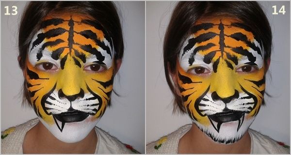 Cómo pintar caras con maquillaje artístico para niños 5