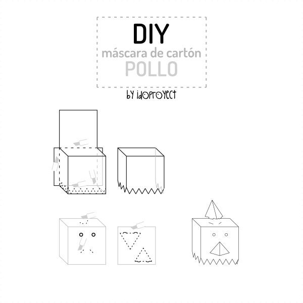cómo hacer disfraces máscaras cartón cajas niños infantil (1)