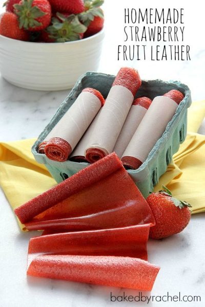 Cómo hacer rollitos de fresa o leather fruit