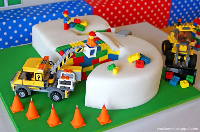 tarta de cumpleaños niños LEGO