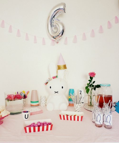 Fiesta de cumpleaños Miffy para celebrar los 6
