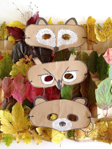 04 proyecto de otoño mascaras de animales del bosque