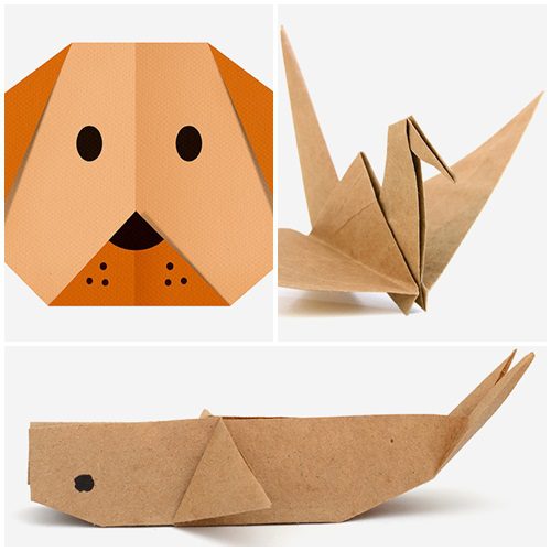 3 Figuras de Origami para Niños | Fiestas y Cumples