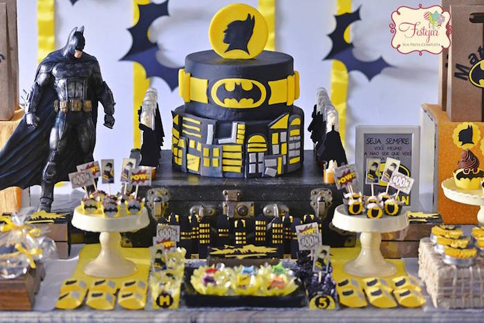 Fiesta de cumpleaños de Batman Fiestas y Cumples