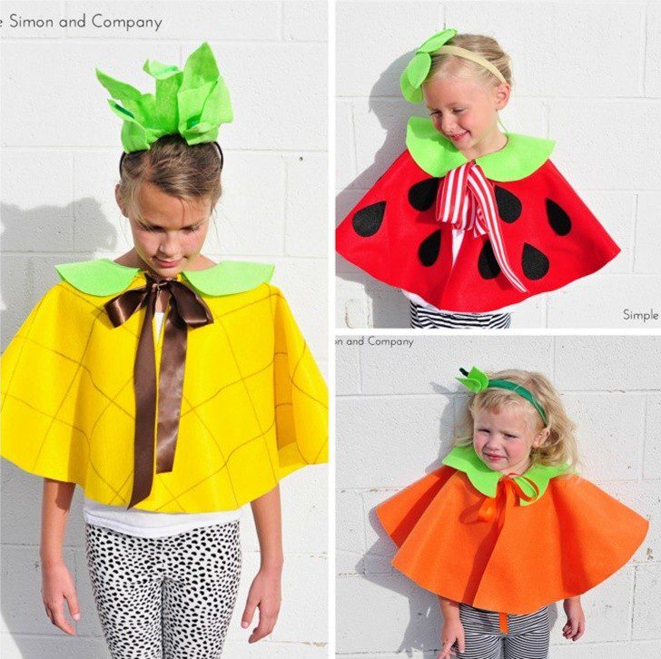 ideas de disfraz de frutas niños