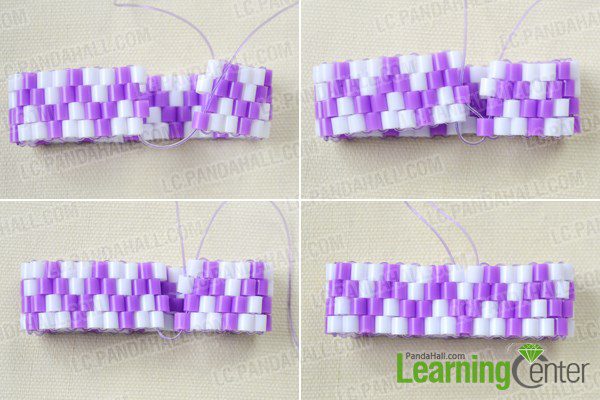 pulsera para niñas con hama beads conectar la pulsera para unirla
