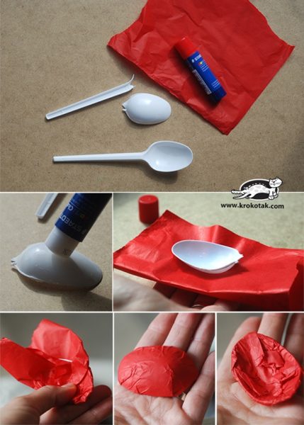 reciclar cucharas de plastico