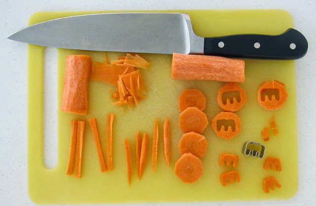 forma divertida de preparar huevos duros con zanahoria