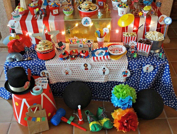 ideas decoracion fiesta circo infantil