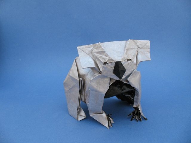 animales con papel origami niños koala