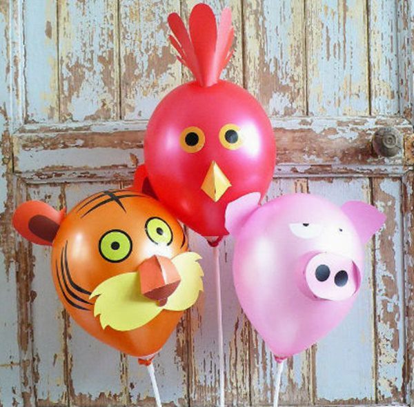ideas-creativas-para-decorar-globos-infantiles-animales