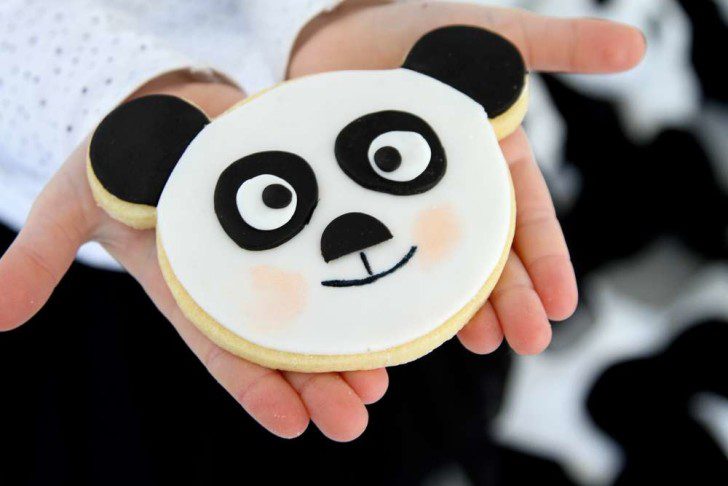 fiesta tematica de panda galletas caseras