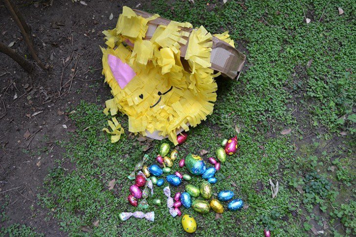 piñata de conejo dulces