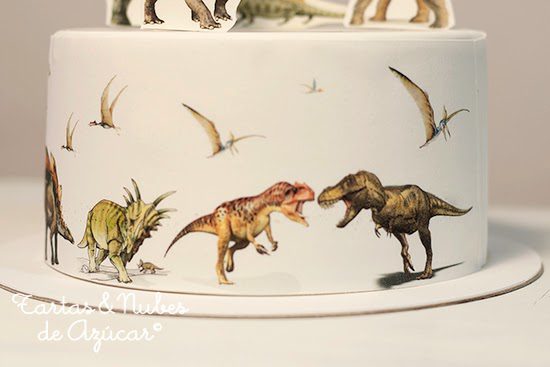 tarta de dinosaurios para niños