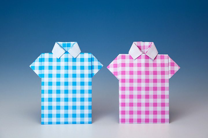 Ideas de origami para niños camisa
