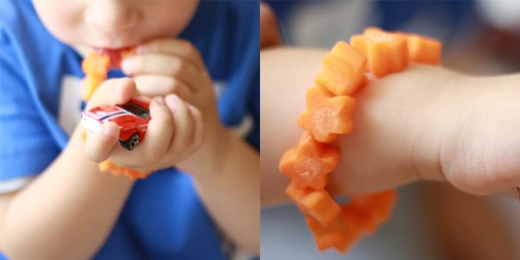pulseras de frutar para niños