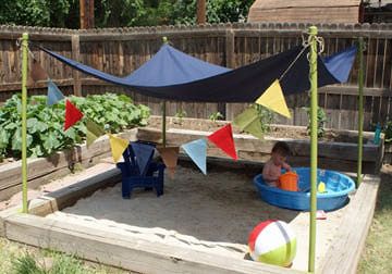 15 ideas para decorar el jardín con niños