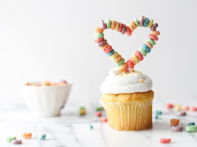 Cupcakes: Toppers en Forma de Corazón