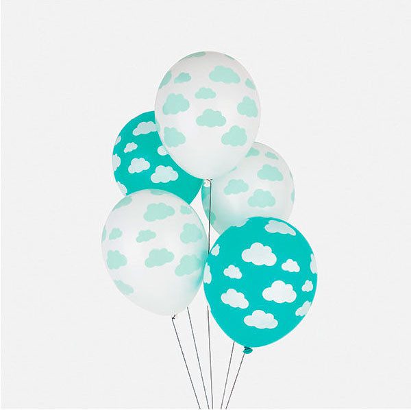 party fiesta globos helio estampados