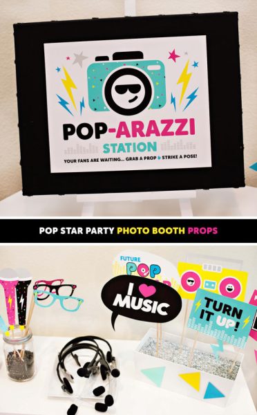 photobooth para fiesta de música
