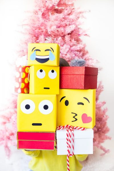 regalos emojis para niños como envolver regalos