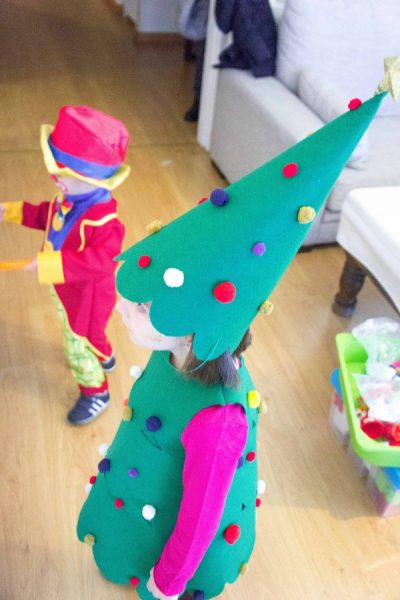 T Descolorar Brújula Disfraz Casero de Árbol de Navidad Infantil | Fiestas y Cumples