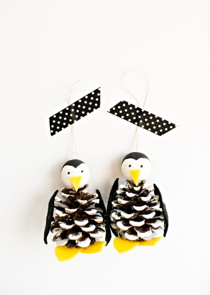 Manualidades Infantiles de Navidad: Pingüinos – Piña