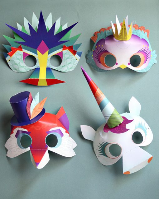 Tutorial máscaras de Carnaval para hacer con niños – BRICOTECA