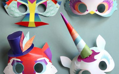 7 Máscaras Caseras para Carnaval