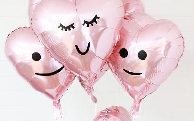 Ideas para decorar globos en San Valentín