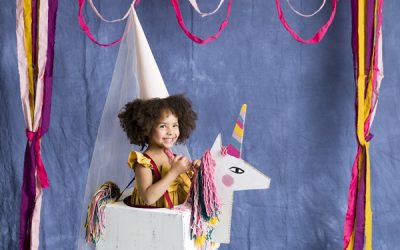 Disfraces infantiles para Carnavales con cajas de cartón