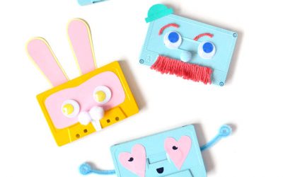 Manualidades recicladas: cassettes viejos